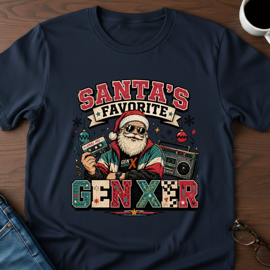 Santa's Favorite Gen-Xer T-Shirt
