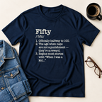 Fifty Defined - Birthday T-Shirt