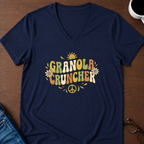 Granola Cruncher V-Neck Tee