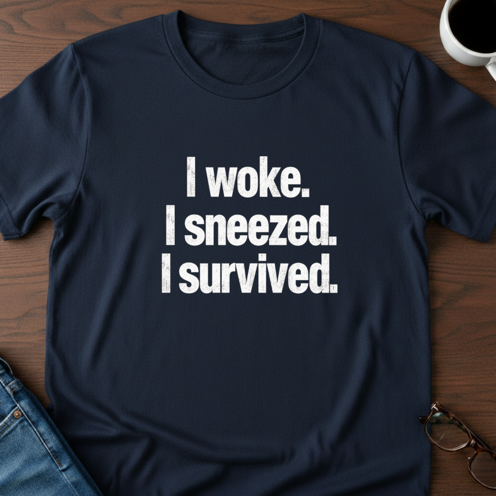 I Woke. I Sneezed. I Survived. T-Shirt