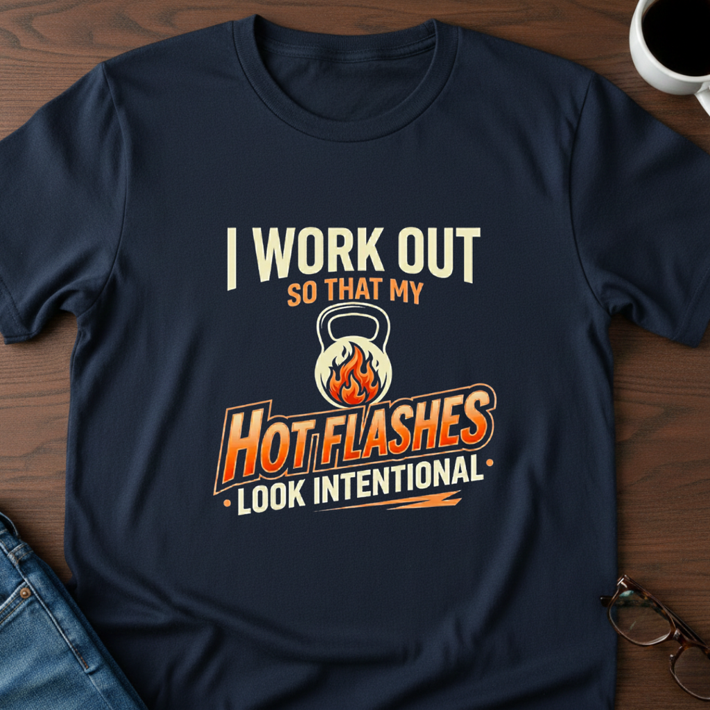 I Work Out So My Hot Flashes Look Intentional T-Shirt