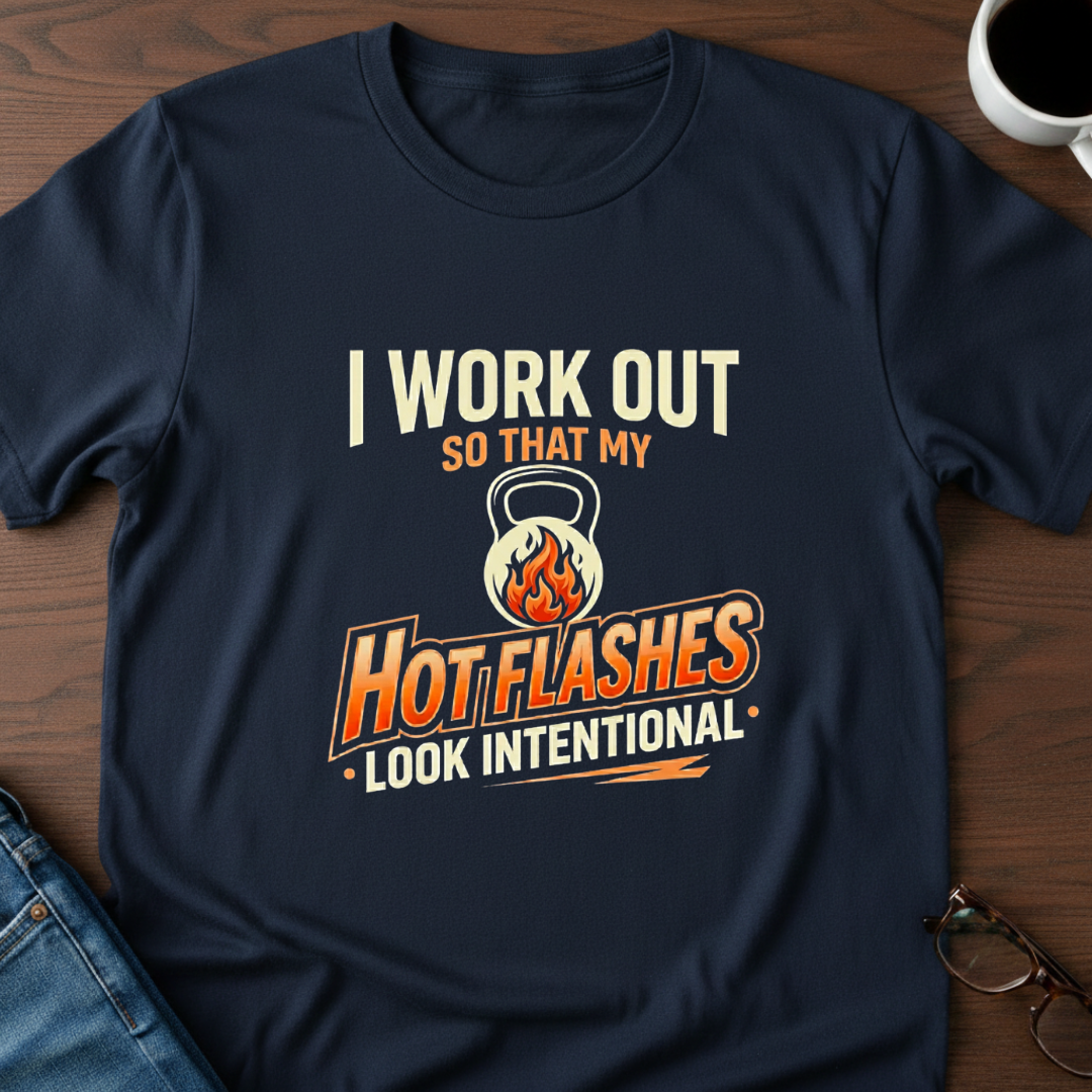 I Work Out So My Hot Flashes Look Intentional T-Shirt