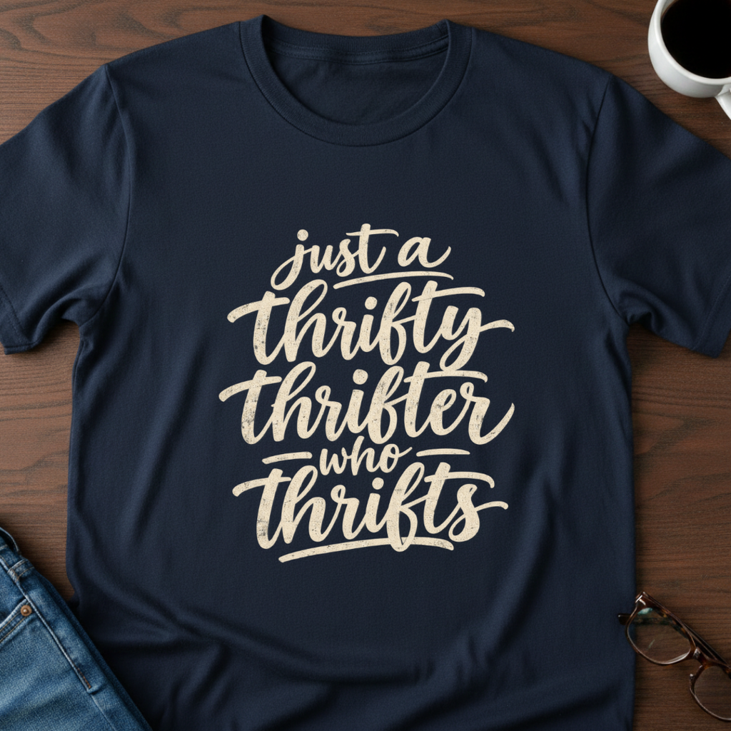 Just A Thrifty Thrifter Who Thrifts T-Shirt