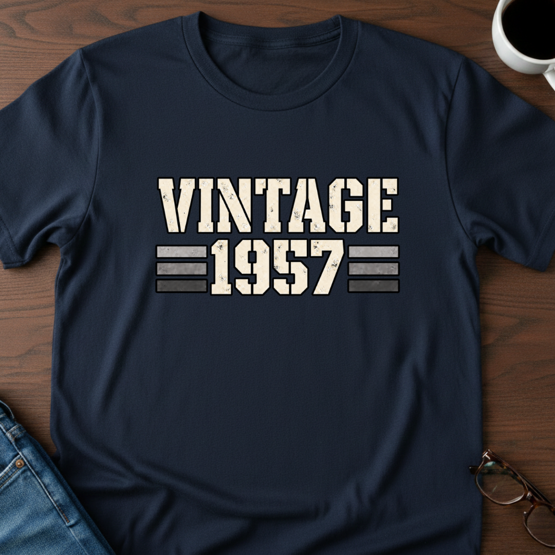 Vintage 1957 - Birthday T-Shirt