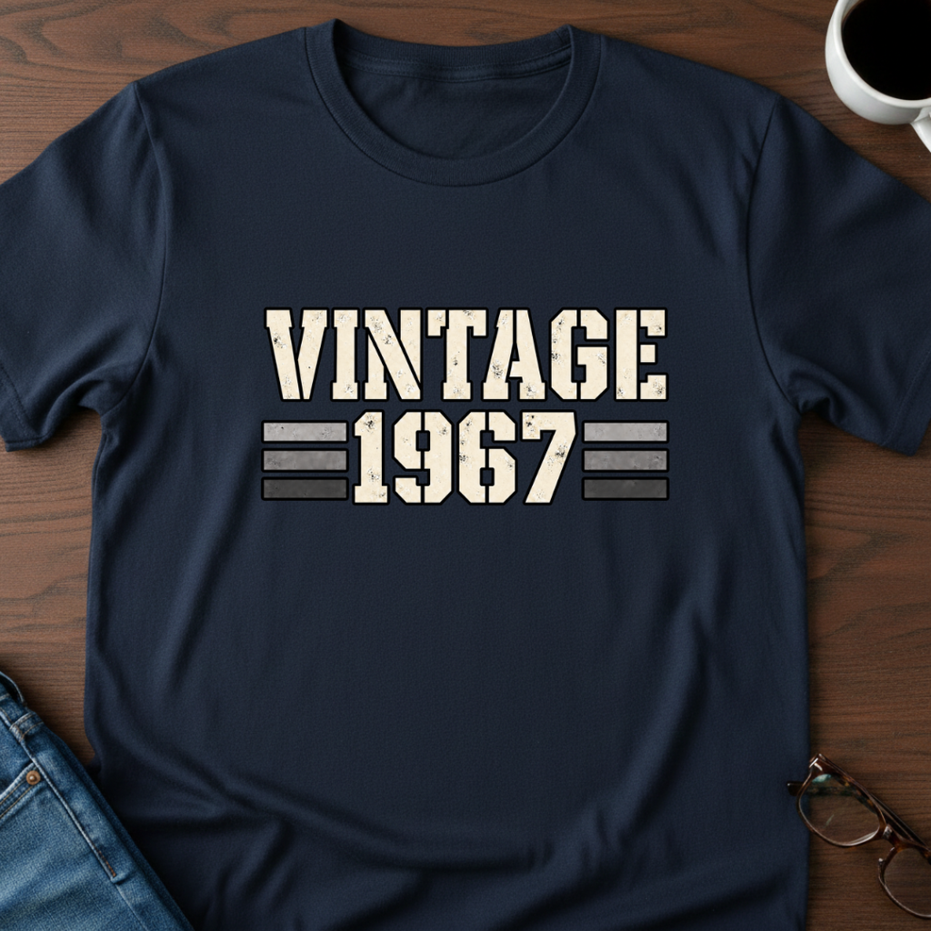 Vintage 1967 - Birthday T-Shirt