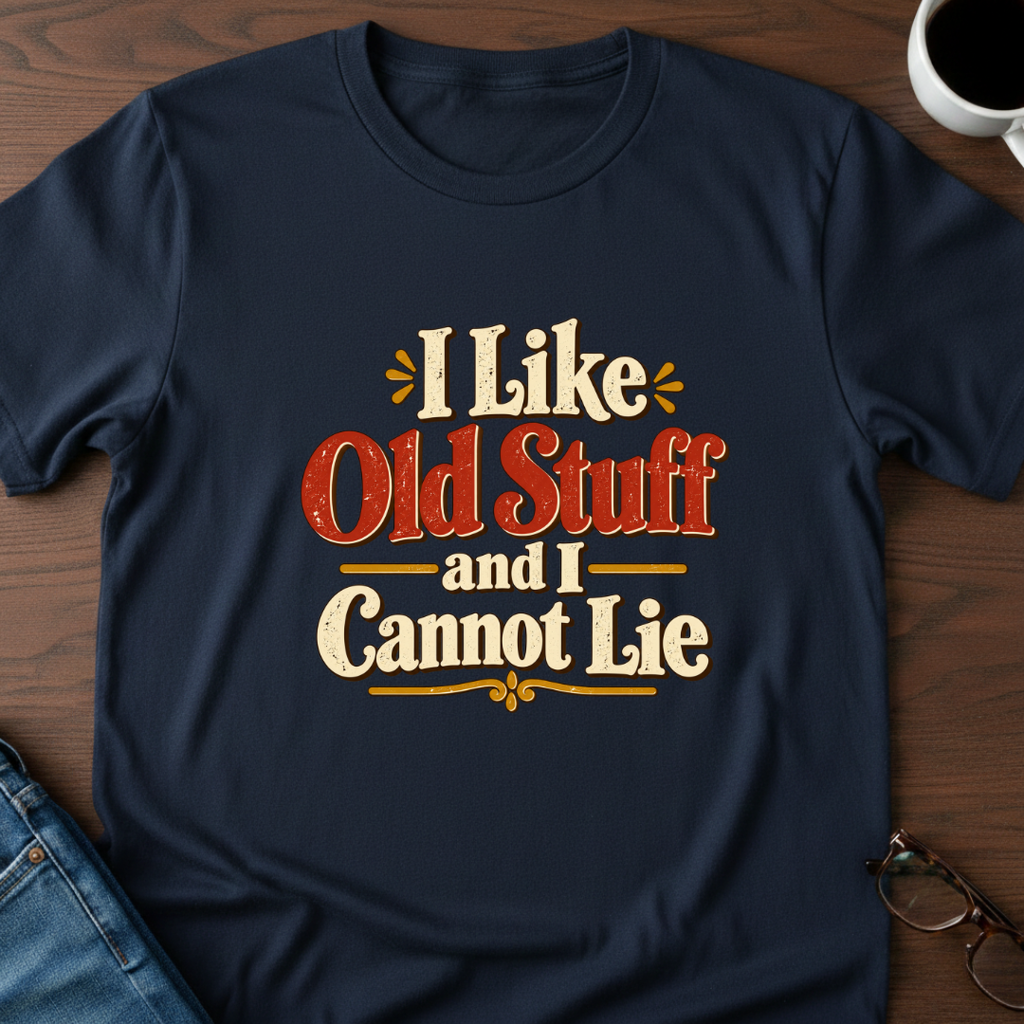 I Like Old Stuff And I Cannot Lie T-Shirt