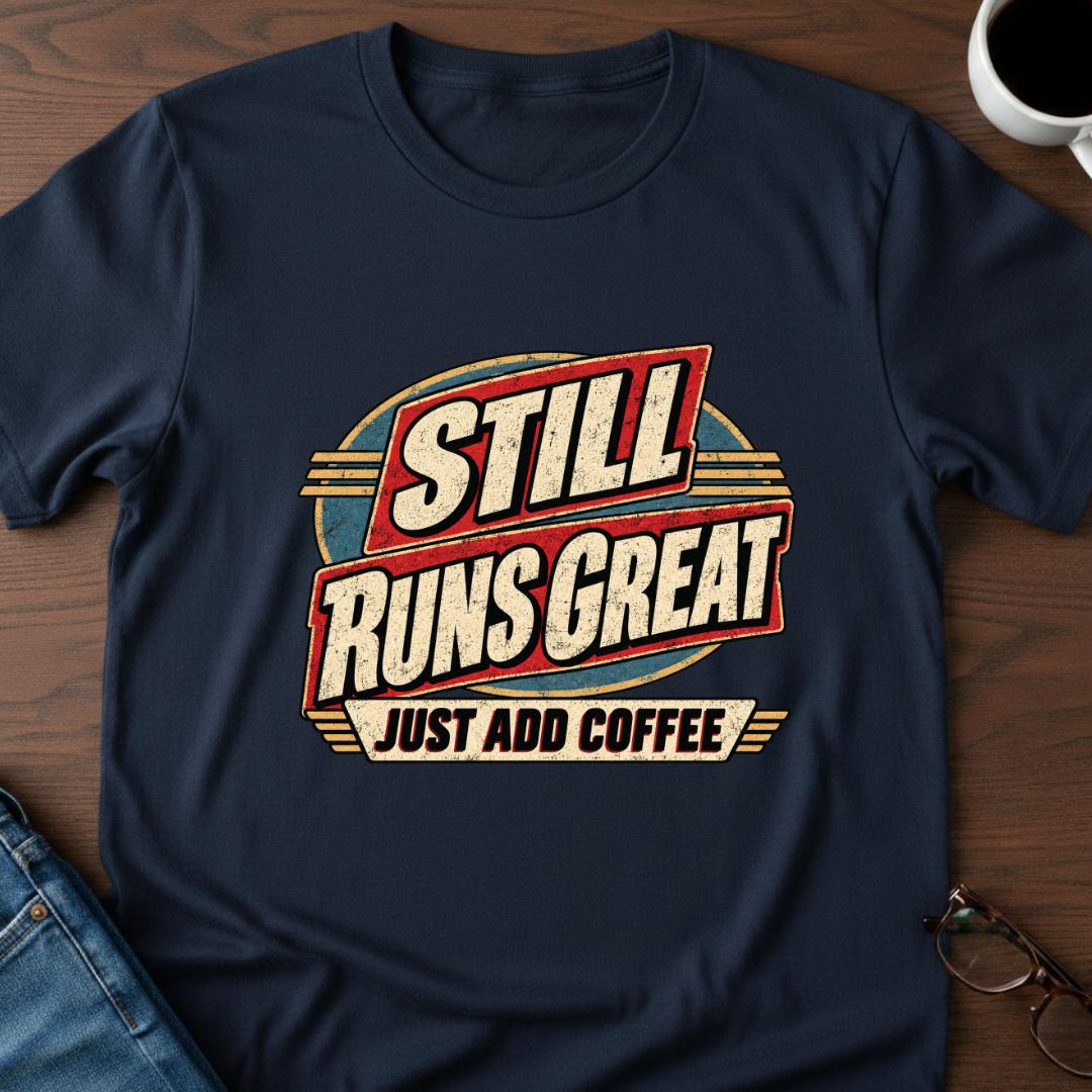 Runs Great - Just Add Coffee T-Shirt