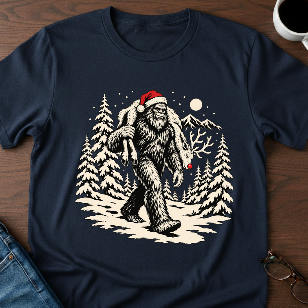 Squatch & Reindeer T-Shirt