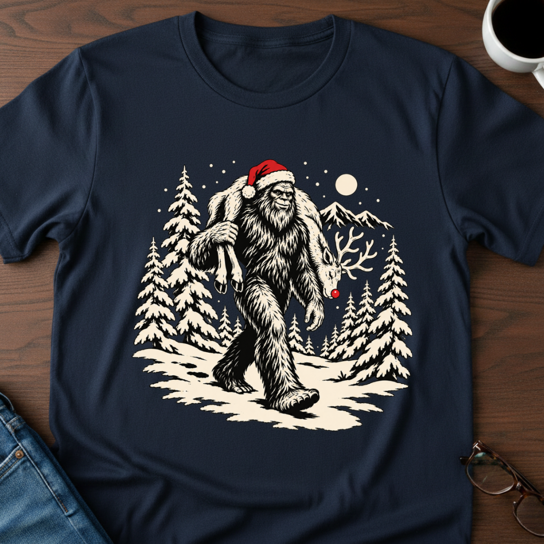 Squatch & Reindeer T-Shirt