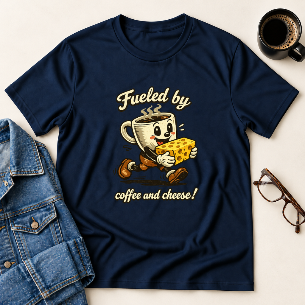 Fueled by Coffee & Cheese T-Shirt
