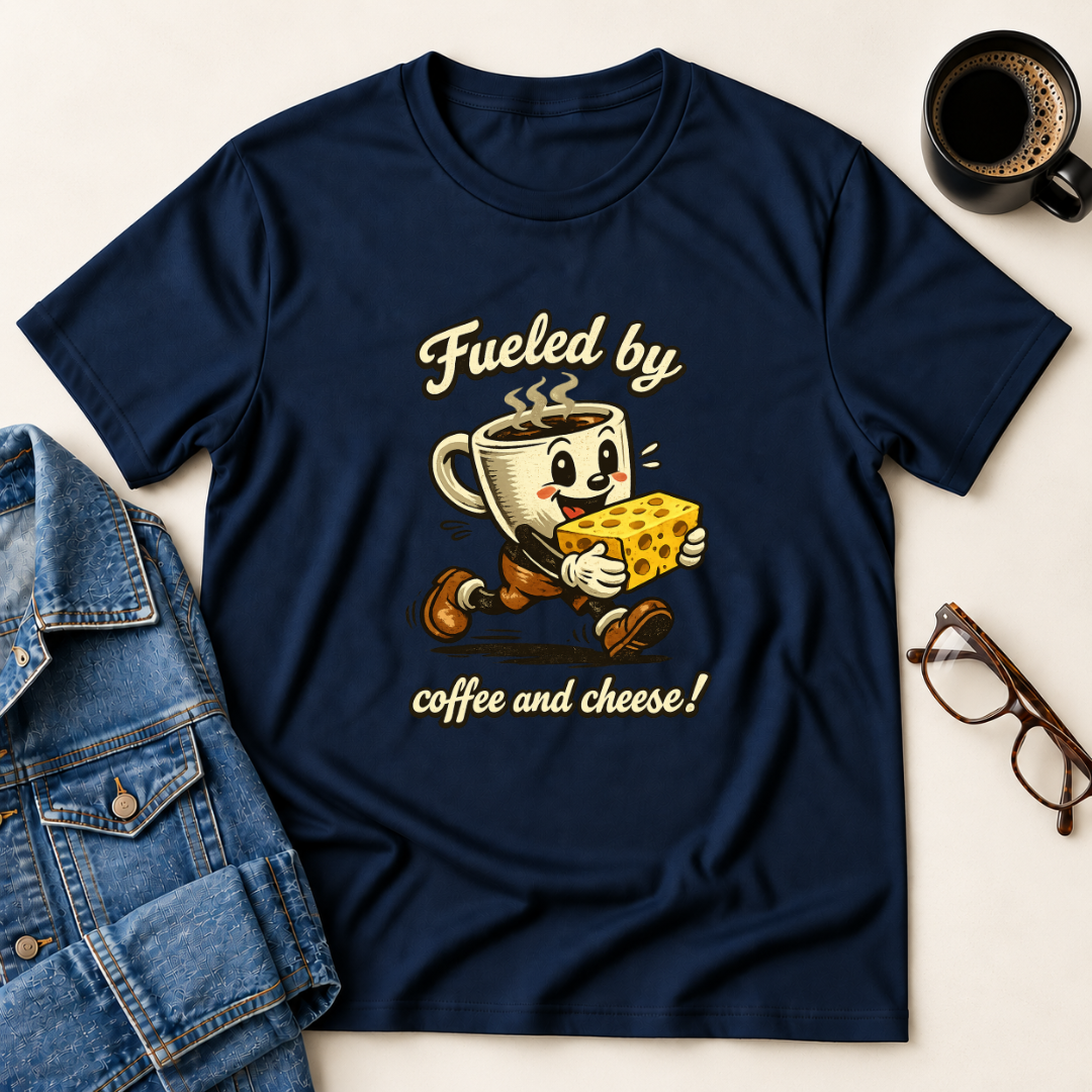 Fueled by Coffee & Cheese T-Shirt