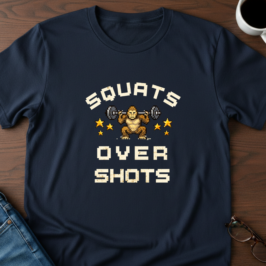 Squats Over Shots T-Shirt