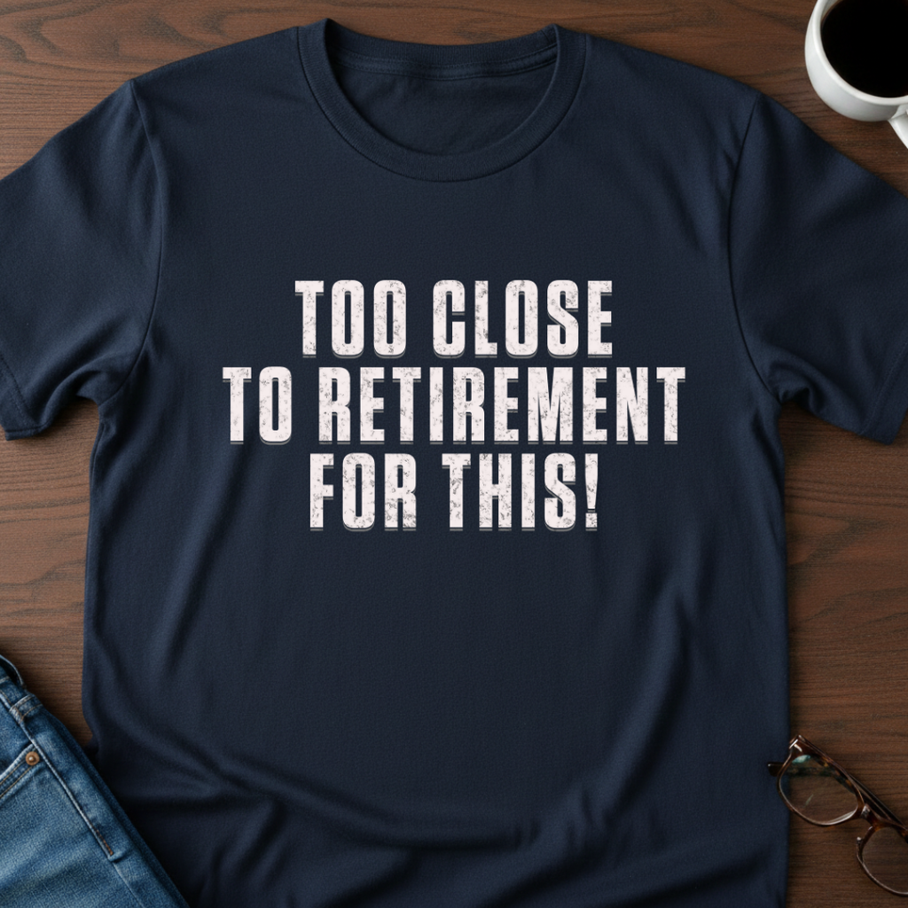 Too Close To Retirement For This!  T-Shirt