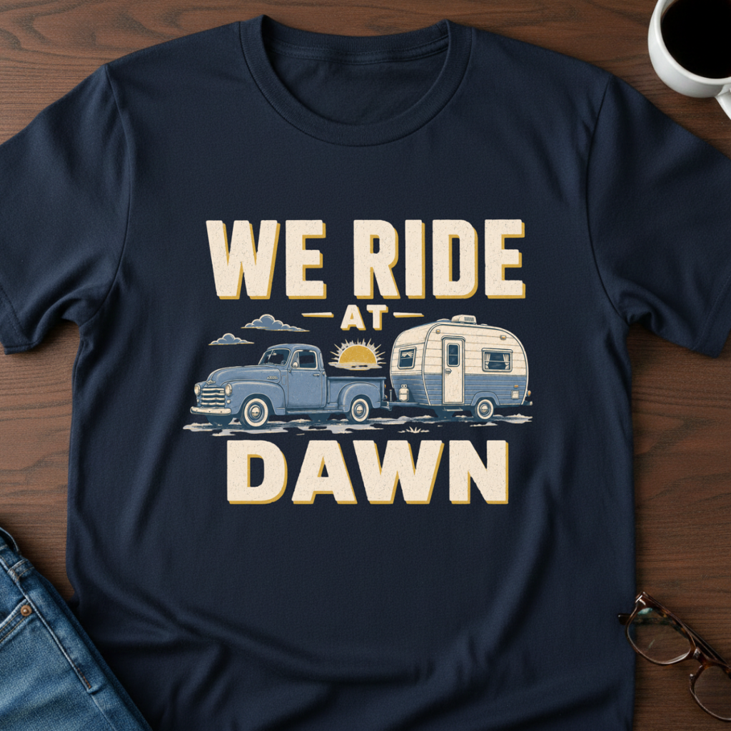 We Ride At Dawn - Retirement Edition T-Shirt