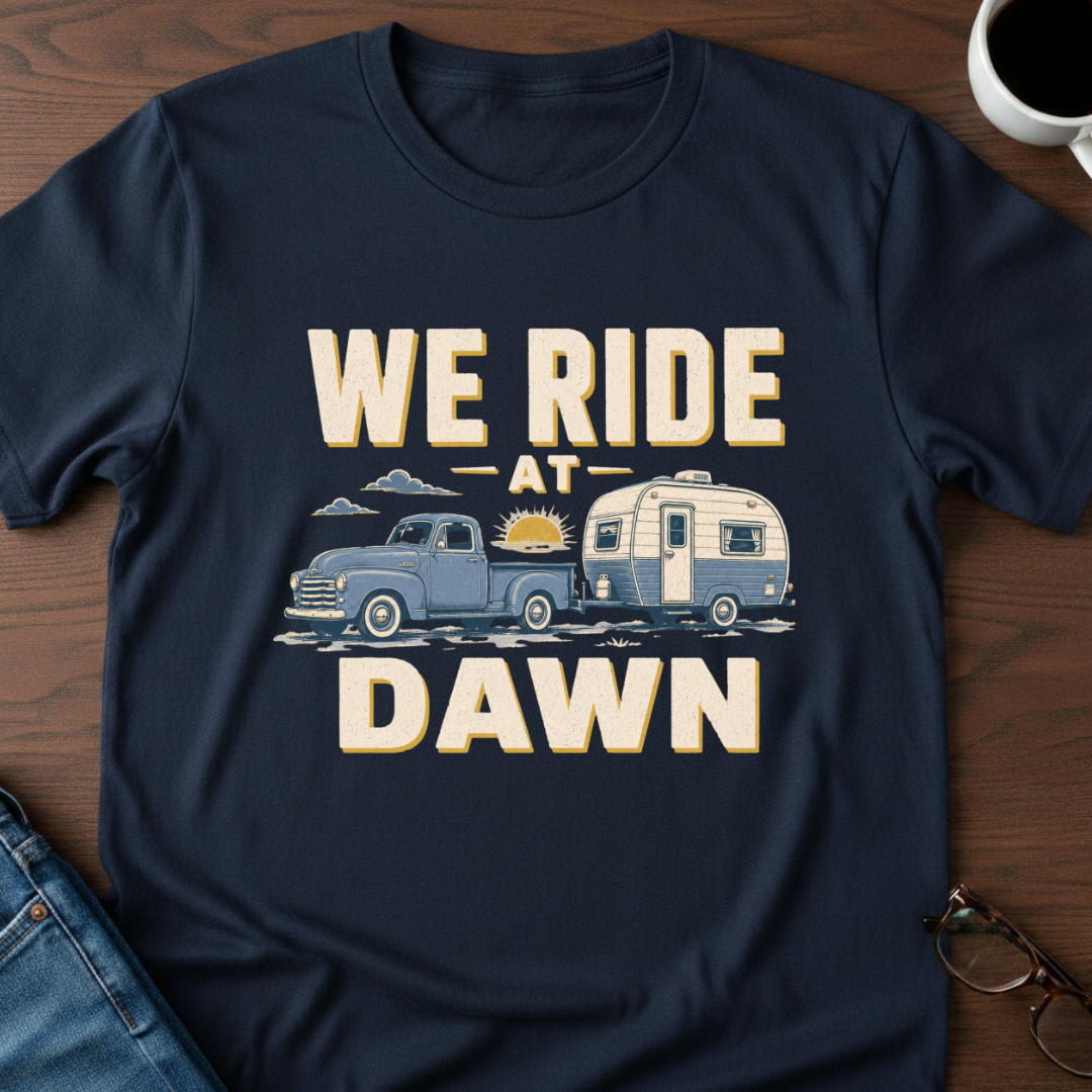 We Ride At Dawn - Retirement Edition T-Shirt