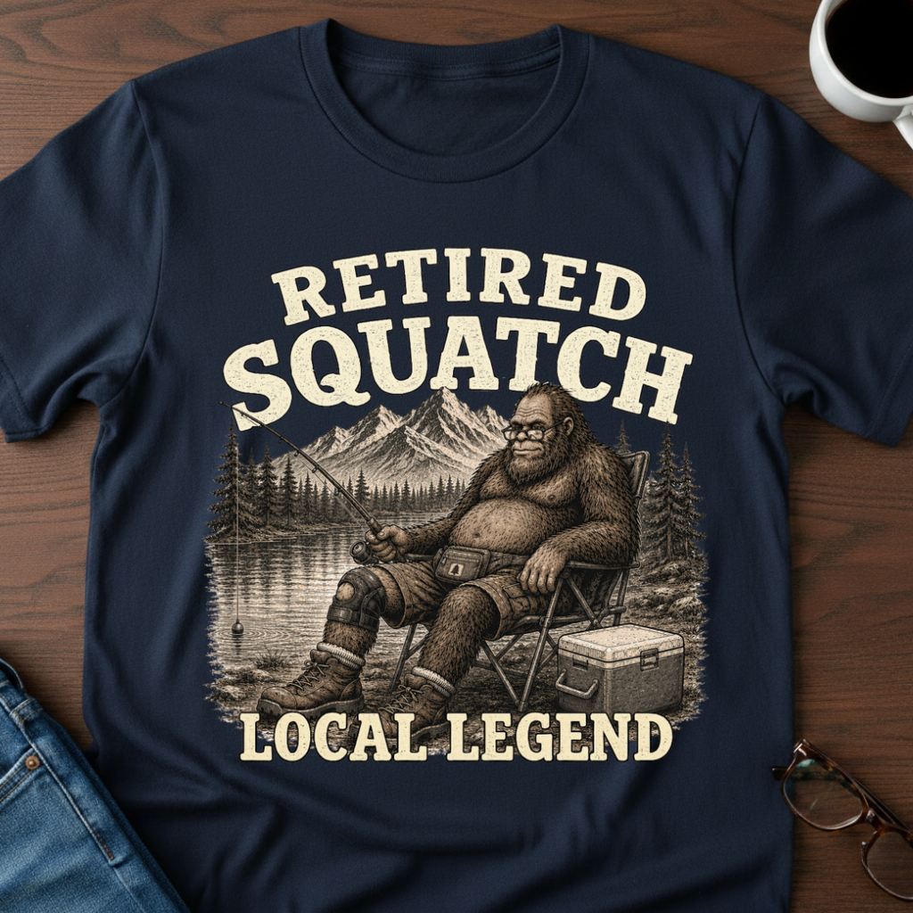 Retired Squatch - T-Shirt