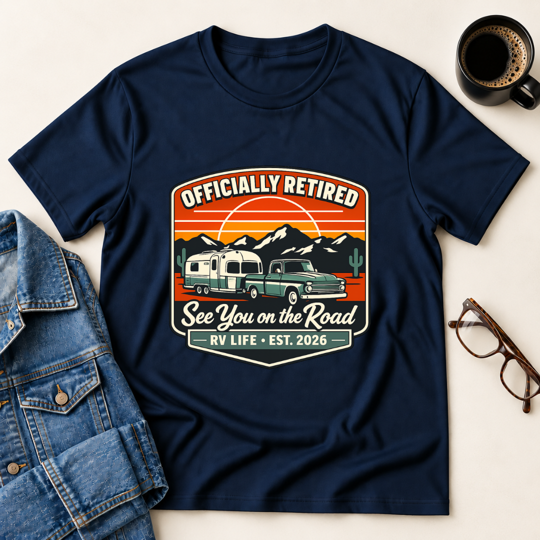 Officially Retired 2026-T-Shirt