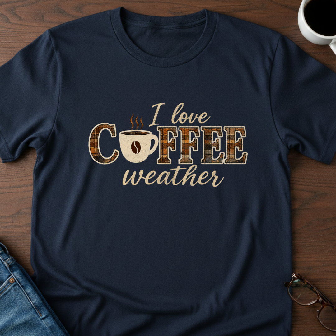 I Love Coffee Weather - T-Shirt