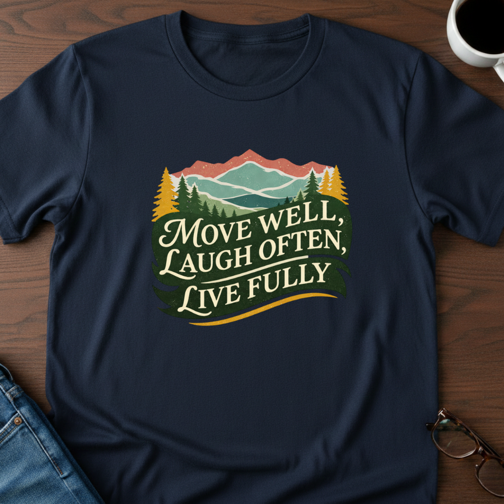 Move Well - Laugh Often - Live Fully T-Shirt