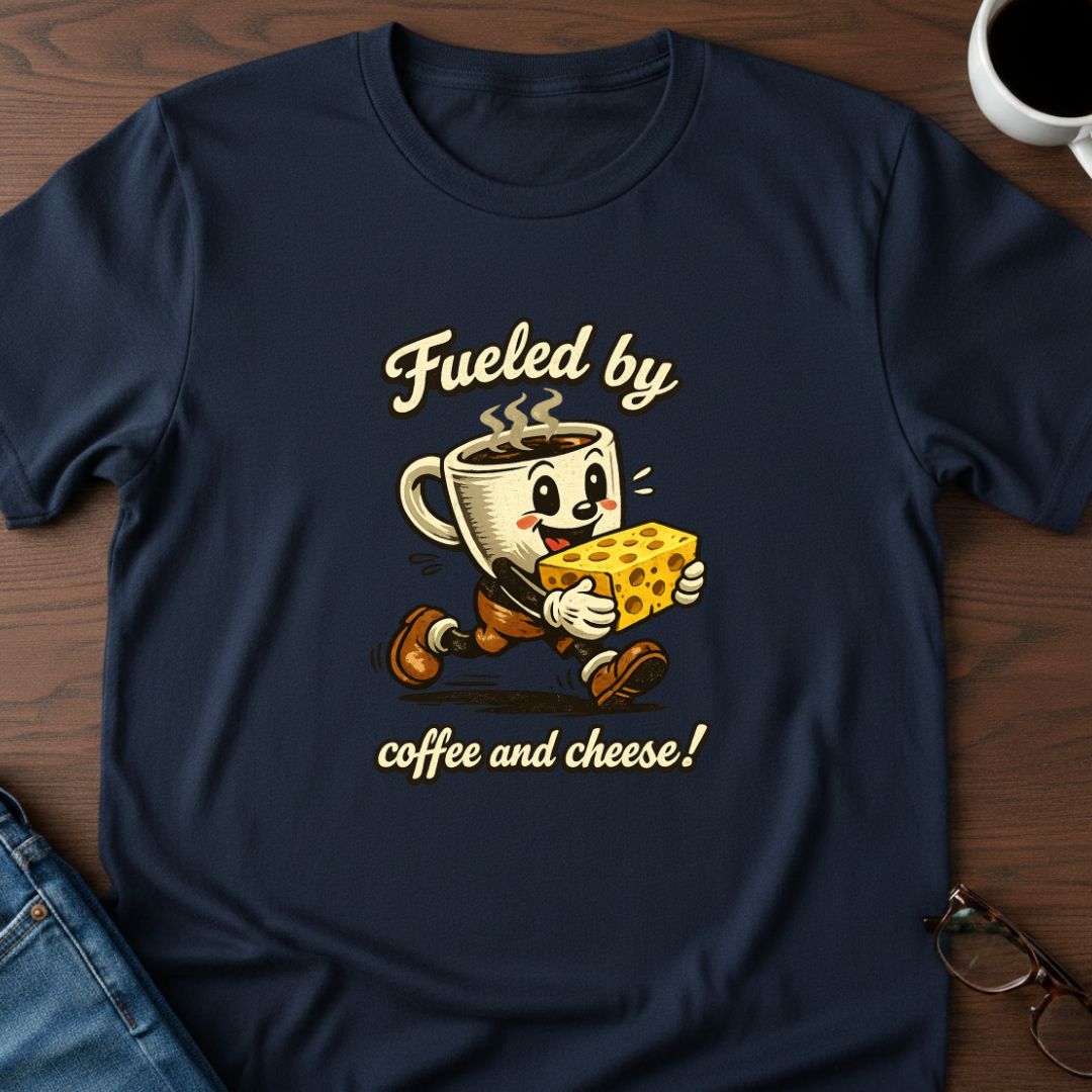 Fueled by Coffee & Cheese T-Shirt