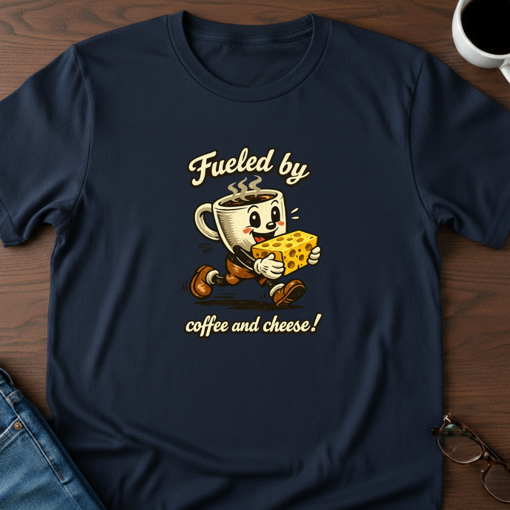 Fueled by Coffee & Cheese T-Shirt