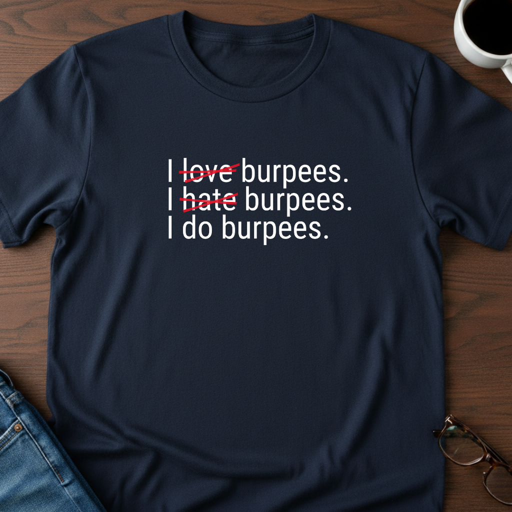 I Love, Hate, Do Burpees T-Shirt