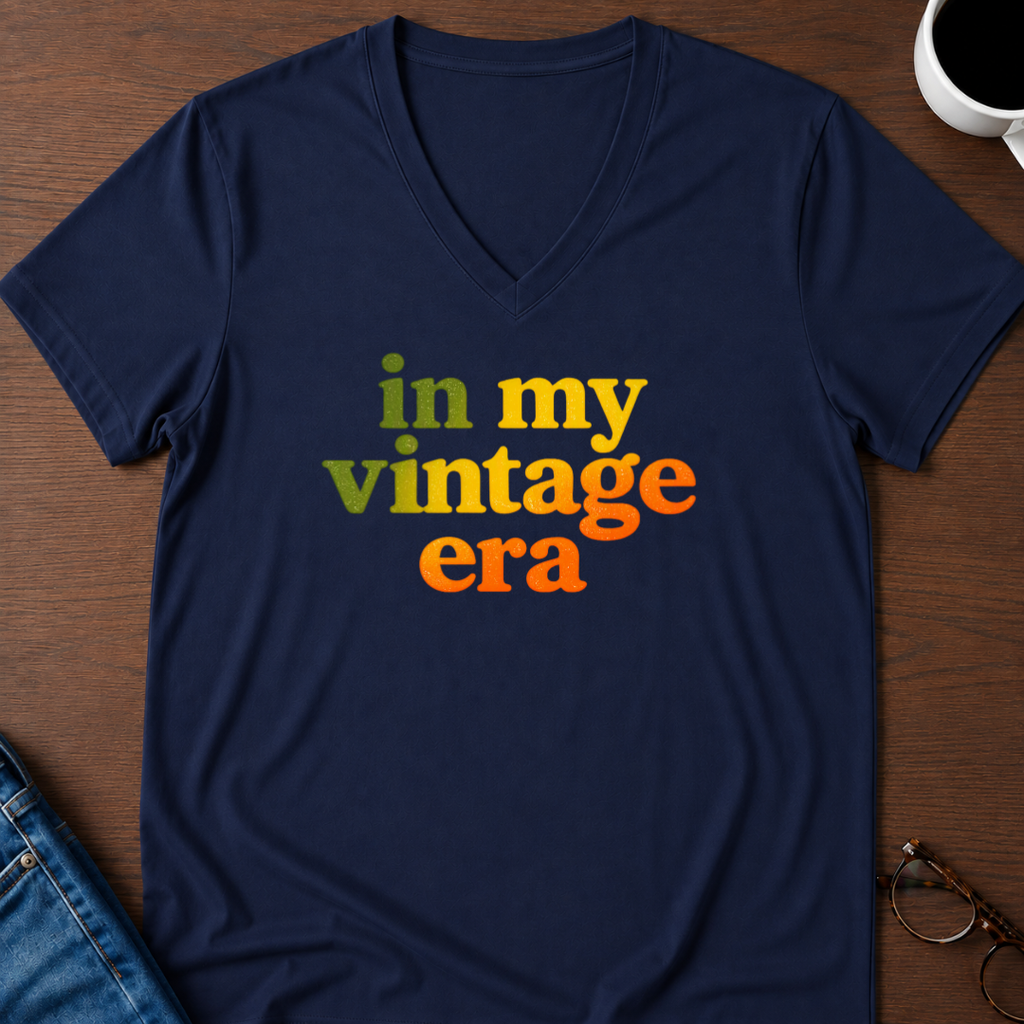 In My Vintage Era V-Neck Tee