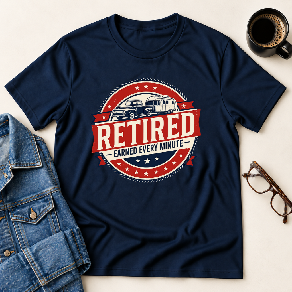Retired - Earned Every Minute T-Shirt