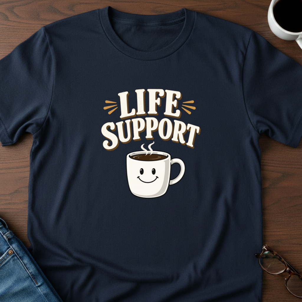 Coffee - Life Support  T-Shirt