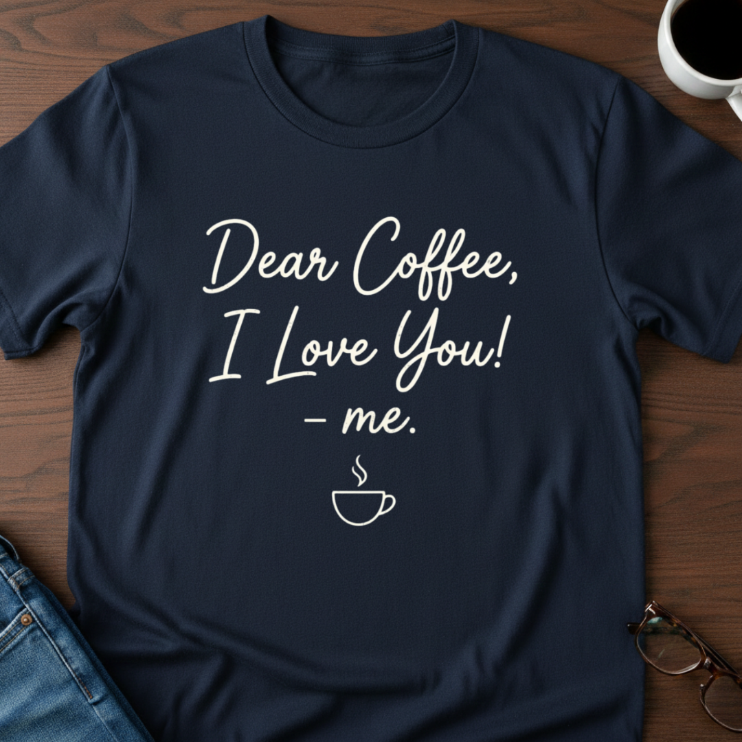 Dear Coffee, I Love You T-Shirt