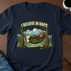 Bigfoot - I Believe In Naps T-Shirt