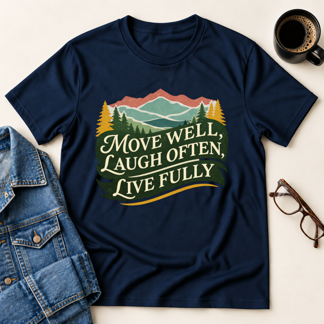 Move Well - Laugh Often - Live Fully T-Shirt