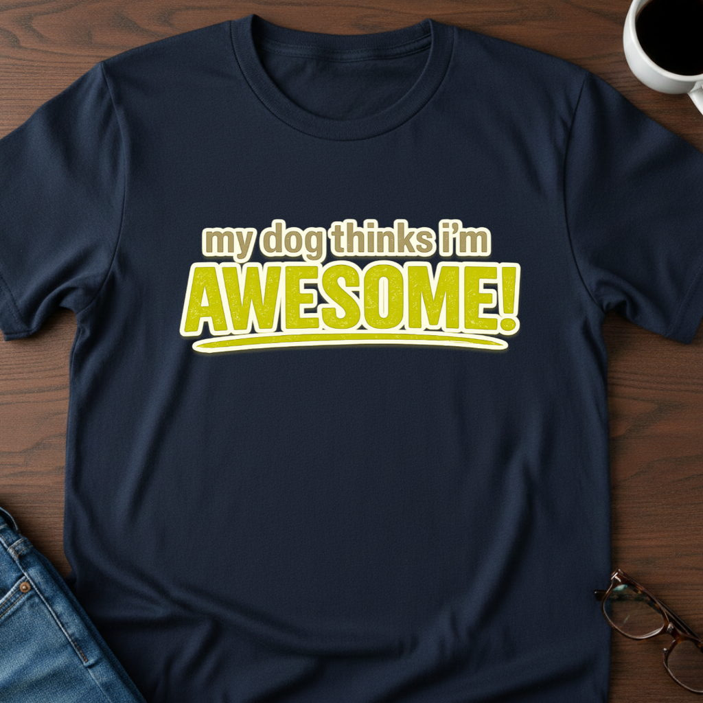 My Dog Thinks I'm Awesome T-Shirt