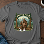 Bigfoot - Coffee First - T-Shirt