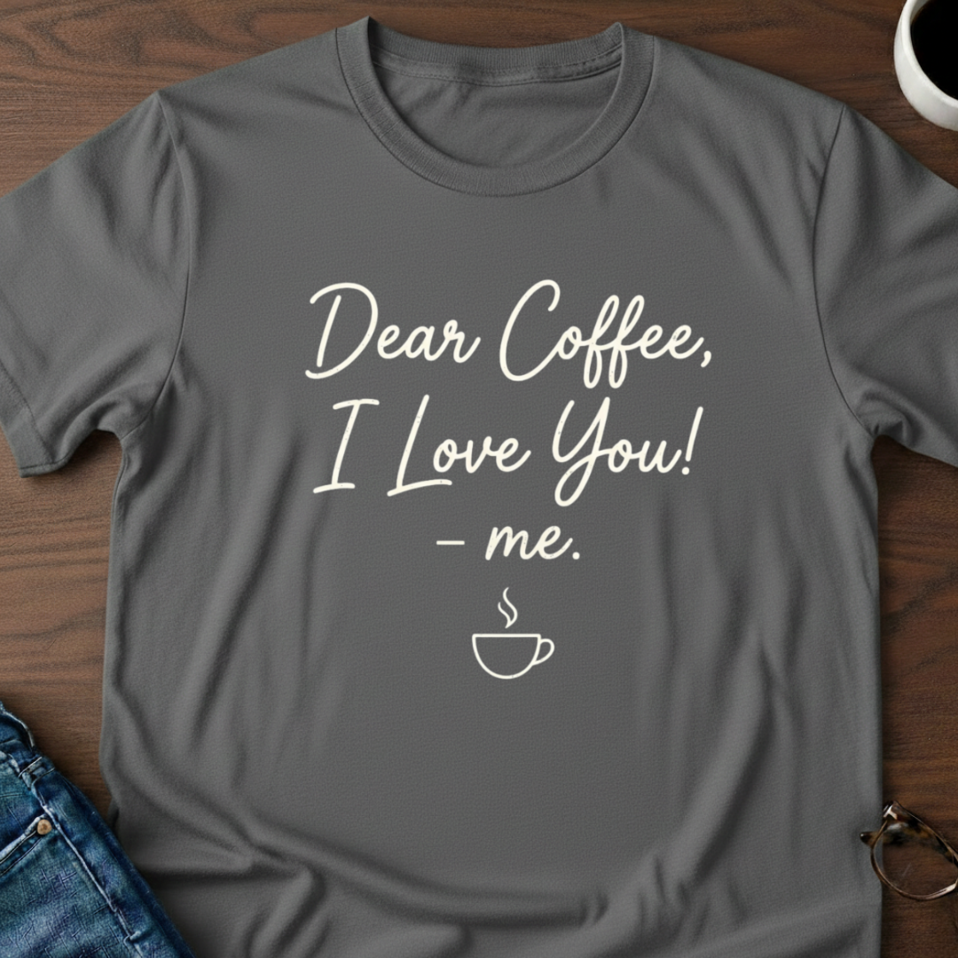 Dear Coffee, I Love You T-Shirt