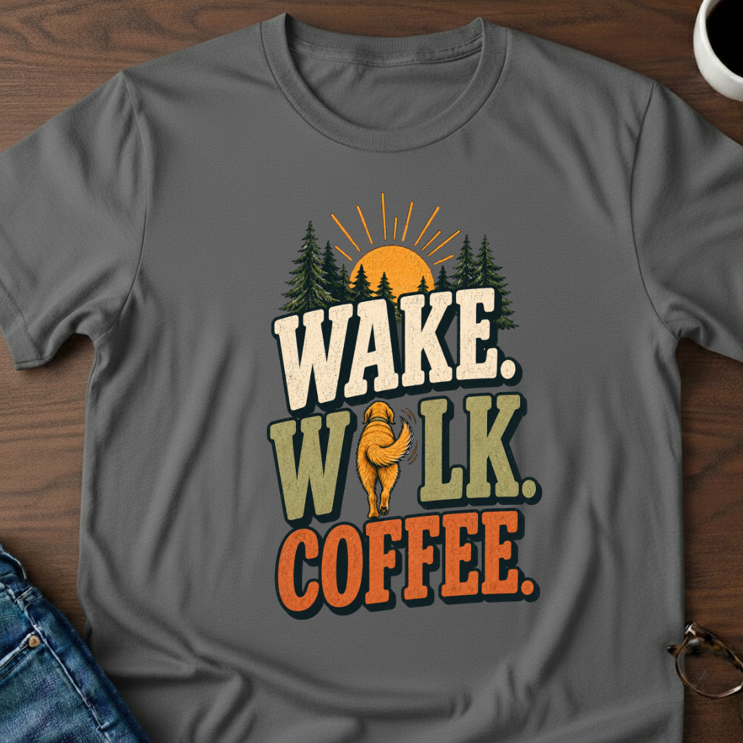 Wake Walk Coffee  T-Shirt