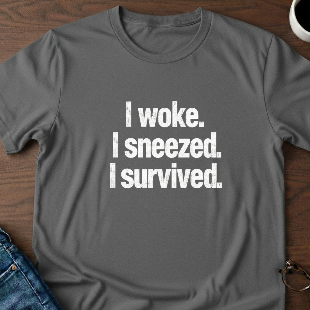 I Woke. I Sneezed. I Survived. T-Shirt