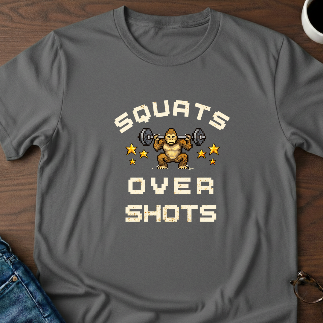 Squats Over Shots T-Shirt