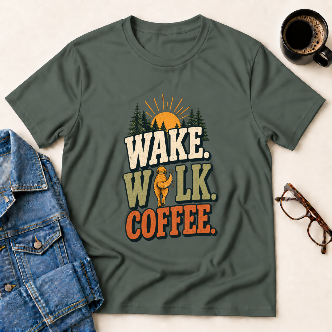 Wake Walk Coffee  T-Shirt