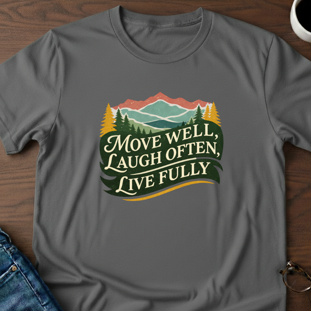 Move Well - Laugh Often - Live Fully T-Shirt