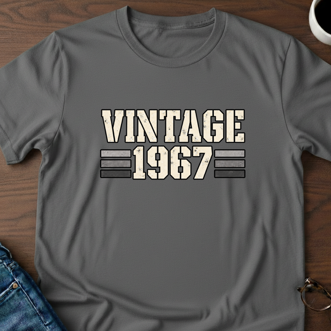 Vintage 1967 - Birthday T-Shirt