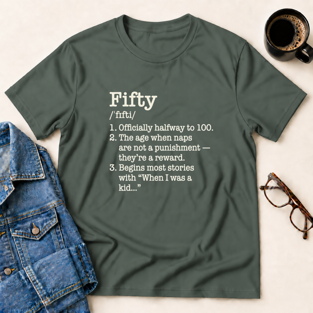 Fifty Defined - Birthday T-Shirt