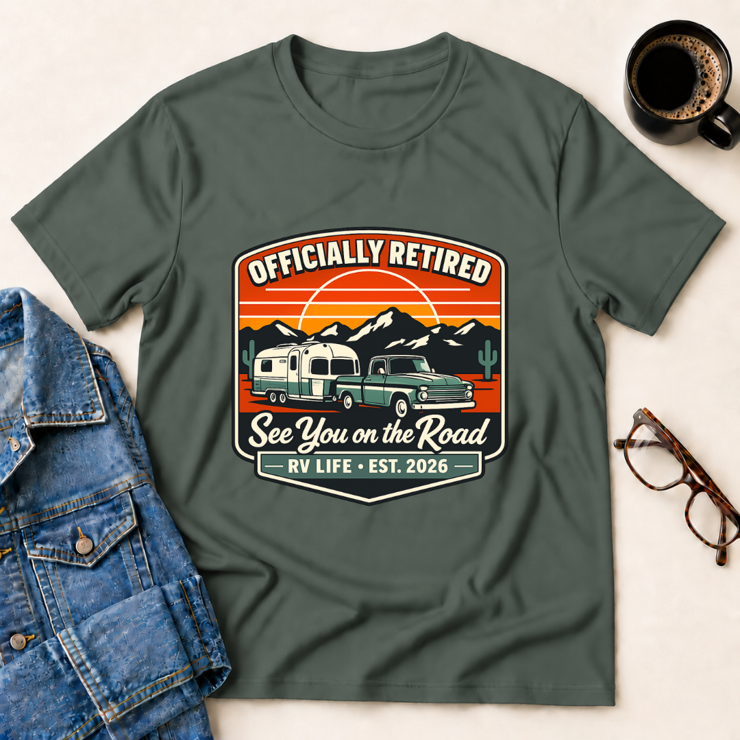 Officially Retired 2026-T-Shirt