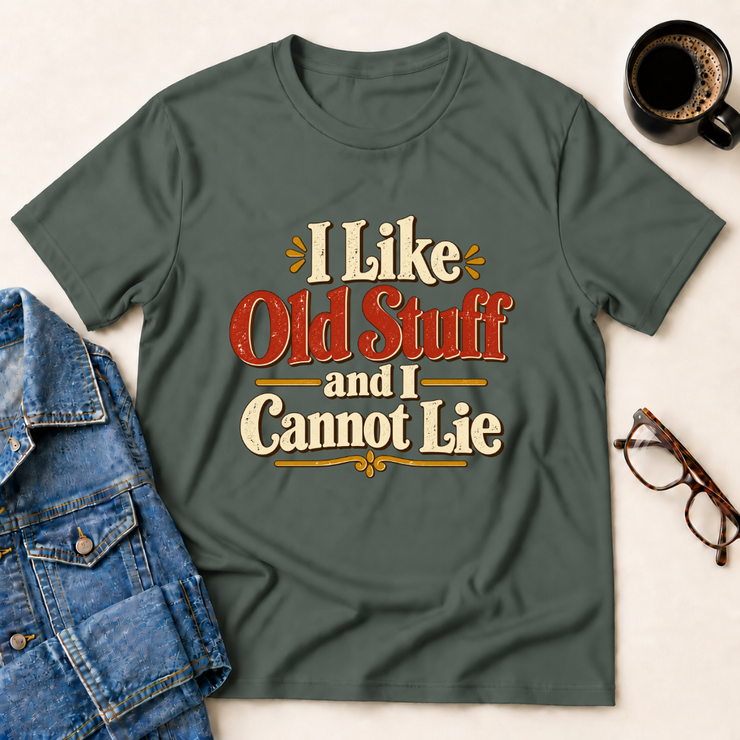I Like Old Stuff And I Cannot Lie T-Shirt