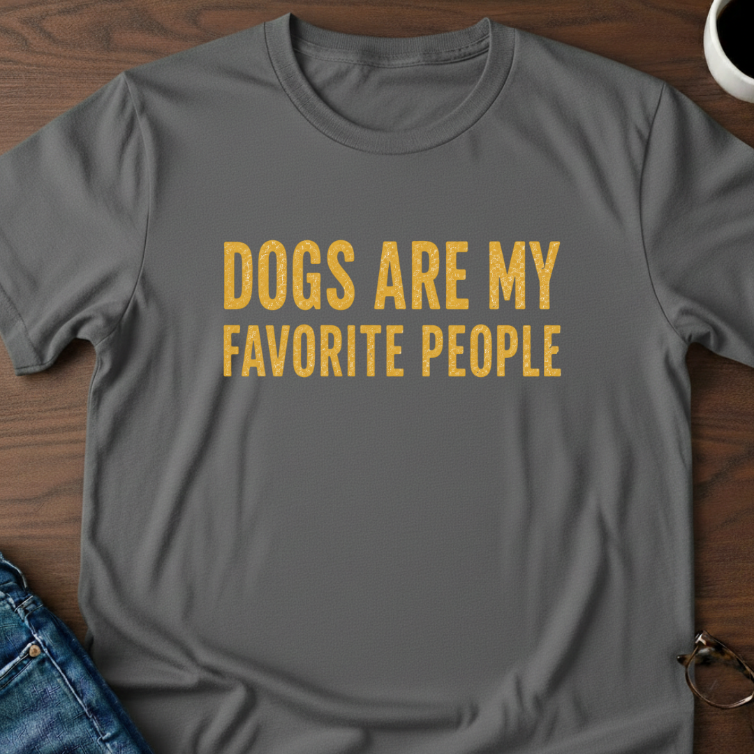 Dogs Are My Favorite People T-Shirt
