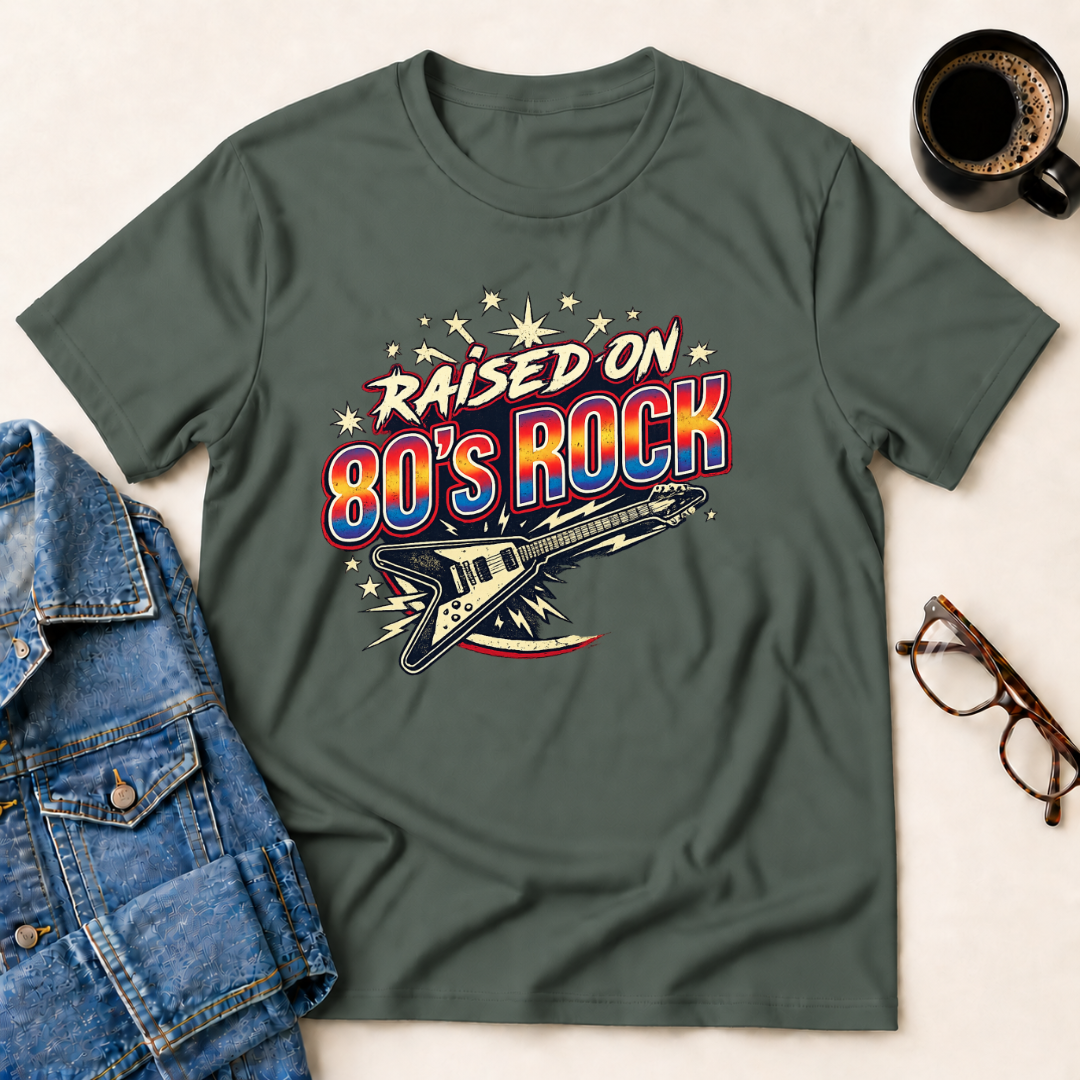 Raised On 80's Rock T-Shirt