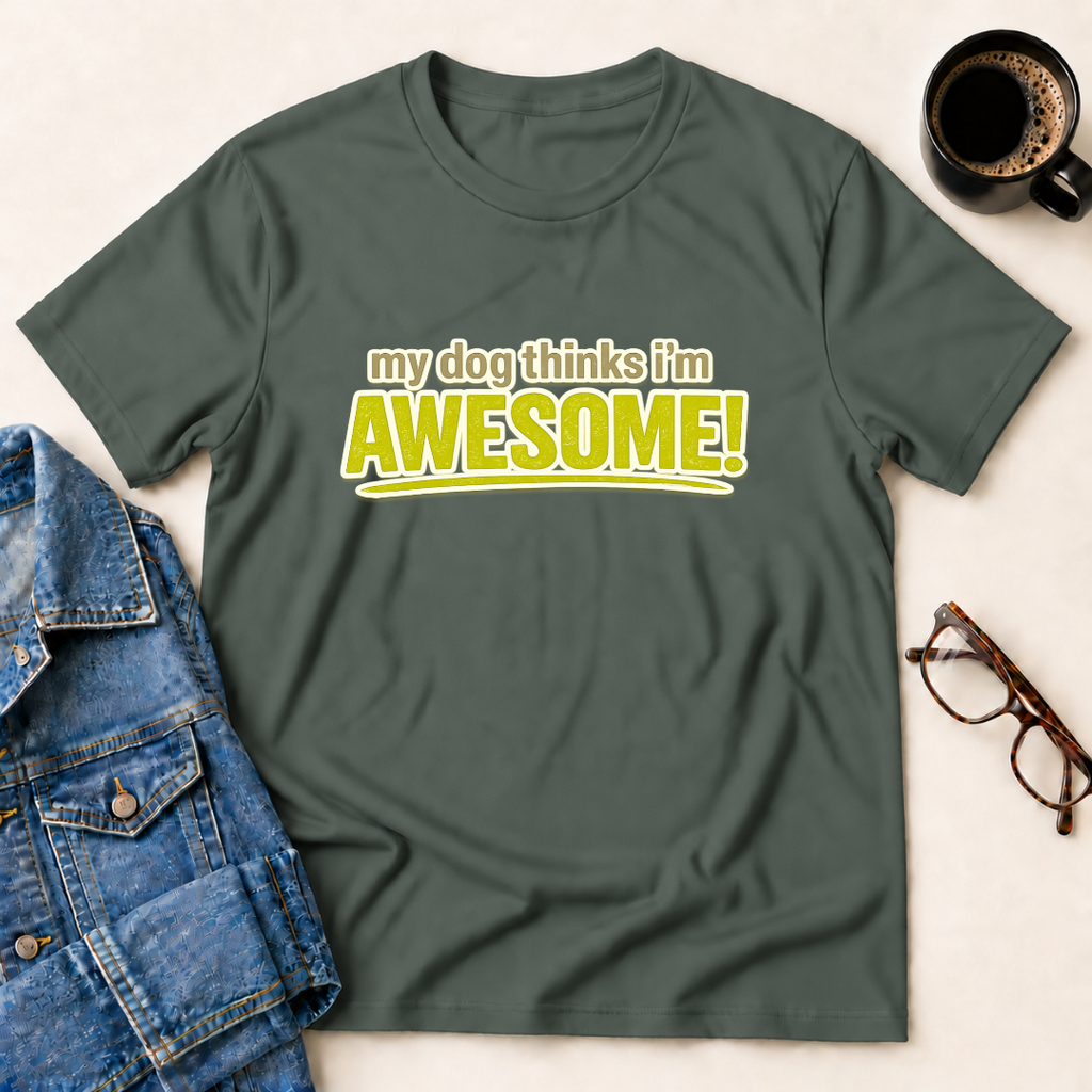 My Dog Thinks I'm Awesome T-Shirt