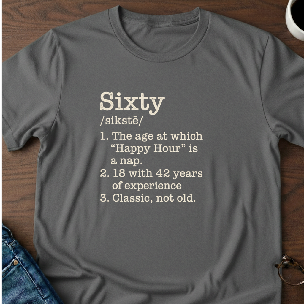 Sixty Defined - Birthday T-Shirt