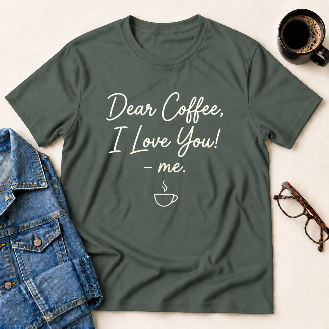 Dear Coffee, I Love You T-Shirt