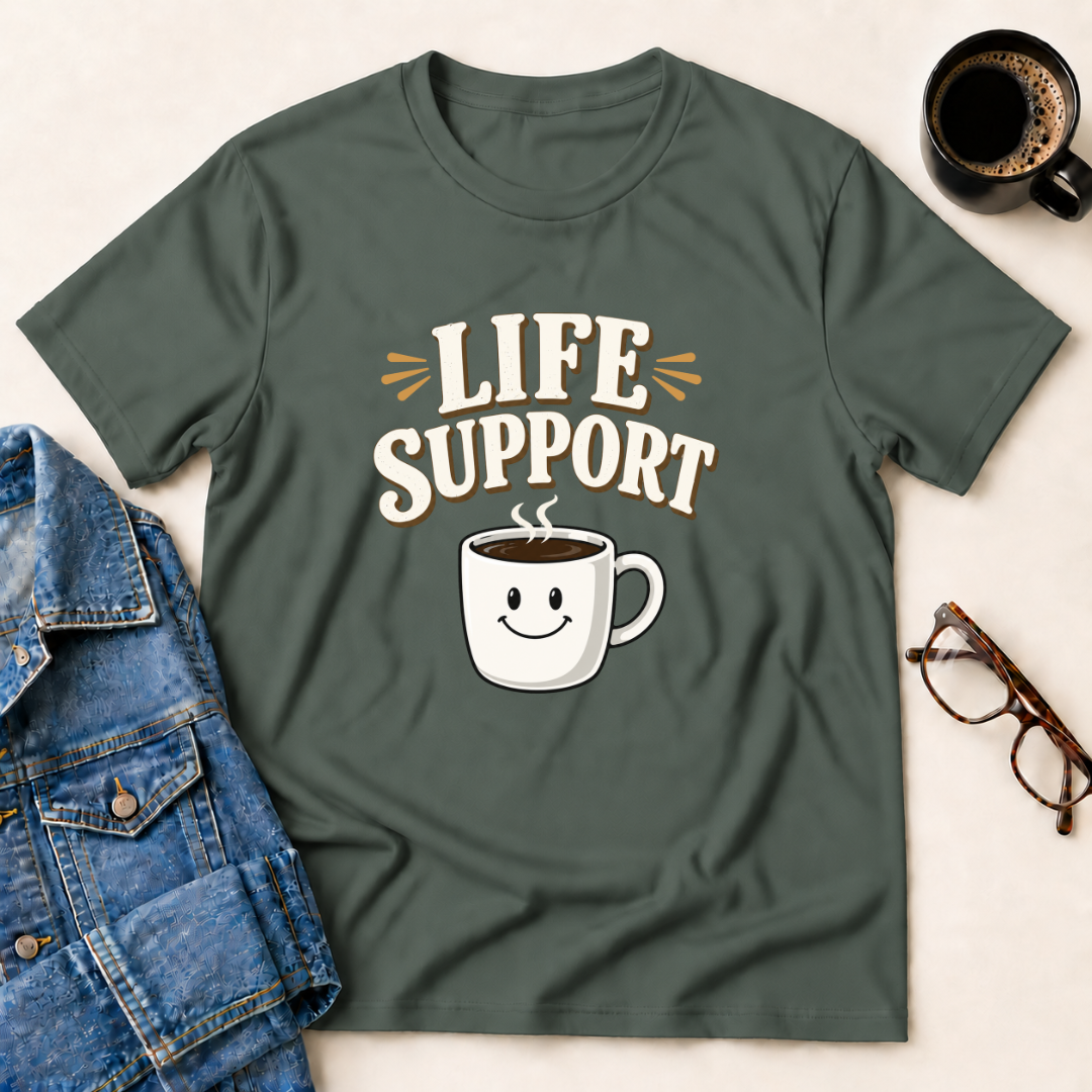 Coffee - Life Support  T-Shirt